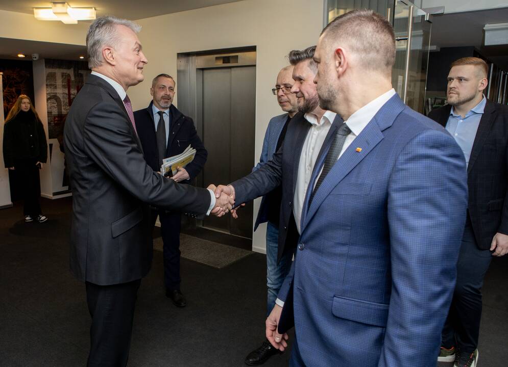 Situacija: G. Nausėdos teigimu, šiuo metu Kauno stadionas de facto yra nacionalinis.