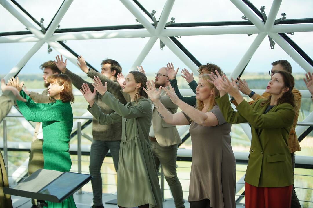 Lygis: į pirmąjį Nacionalinį jaunimo chorą susibūrė chorvedystės profesionalai.