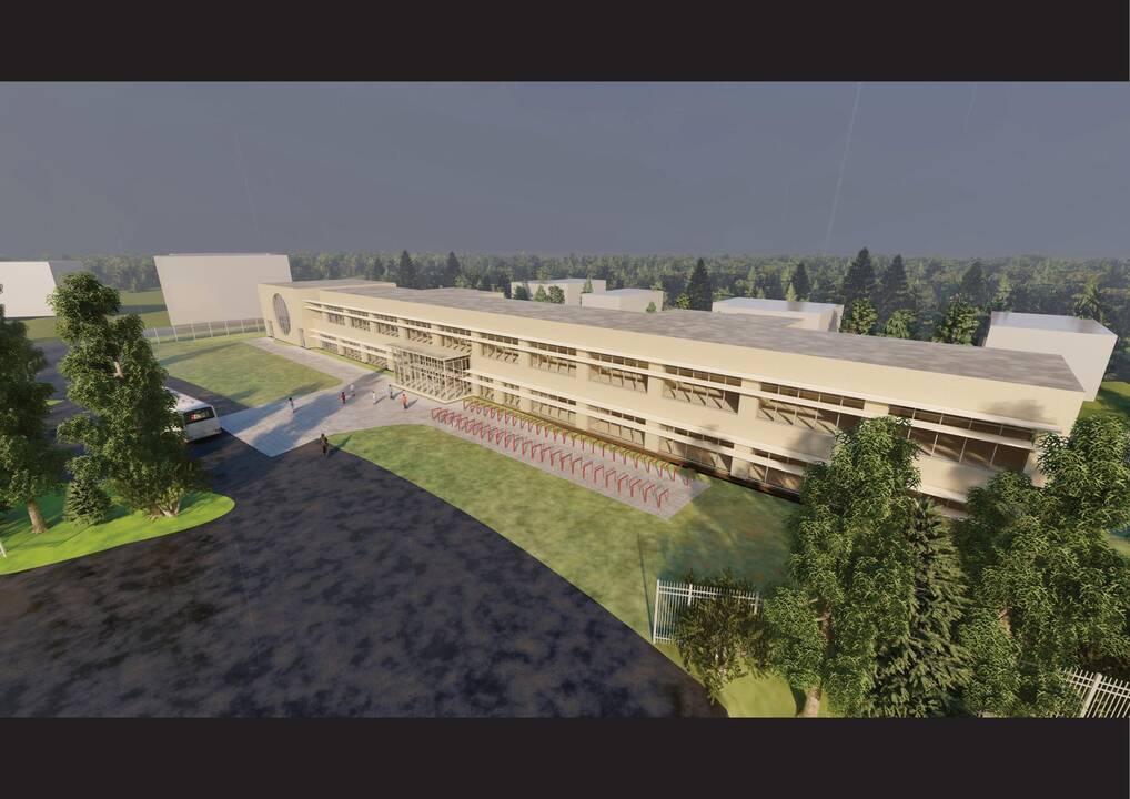 Renovacija: šiais metais planuojama baigti Girionių darželio atnaujinimą.