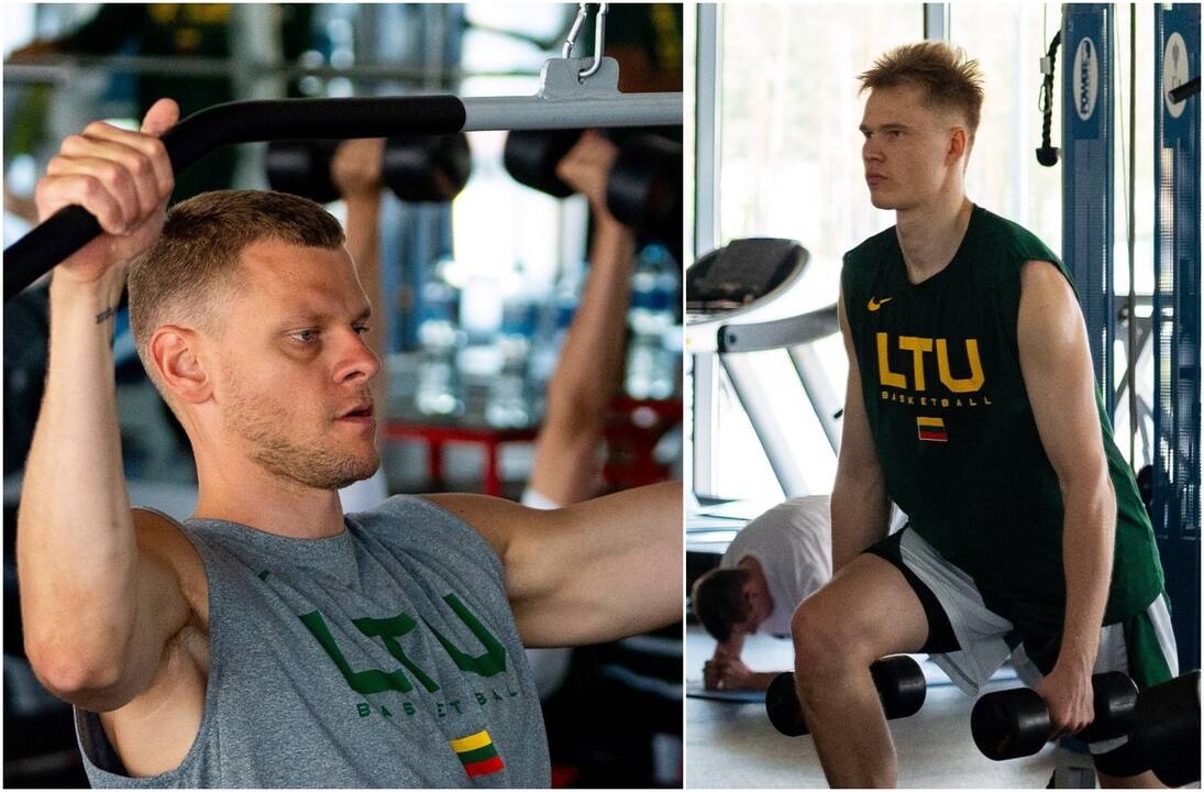 Treniruotės: Druskininkuose jėgas kaupia trylika rezervinės komandos krepšininkų.
