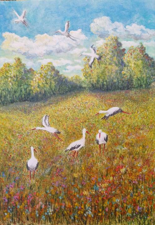 Žydėjimas. 70X50 cm
