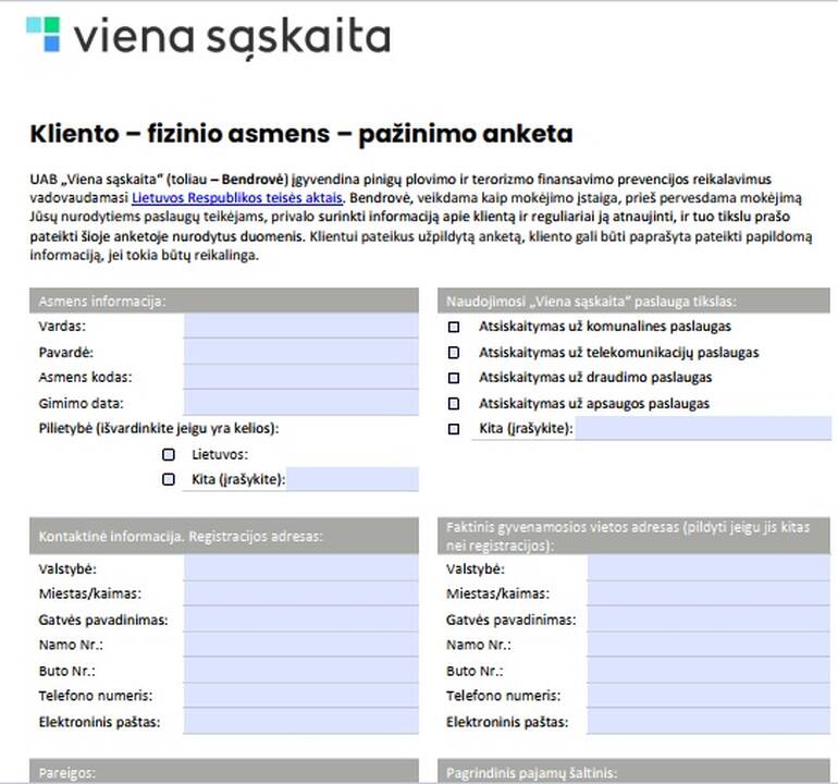 Patogu: platformoje „Viena sąskaita“ galima sumokėti visus mokesčius.