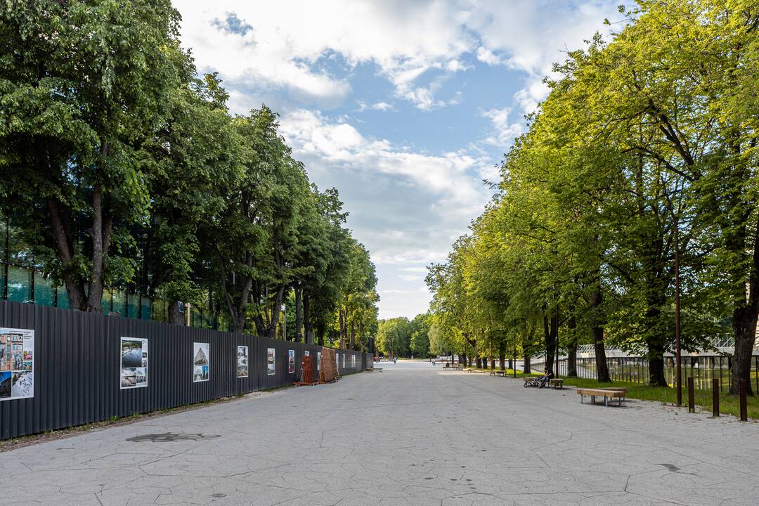 Terminas: Dainų slėnio rekonstrukcija bus baigta iki birželio 29-osios, kai čia vyks Dainų šventės 100-mečio renginys.