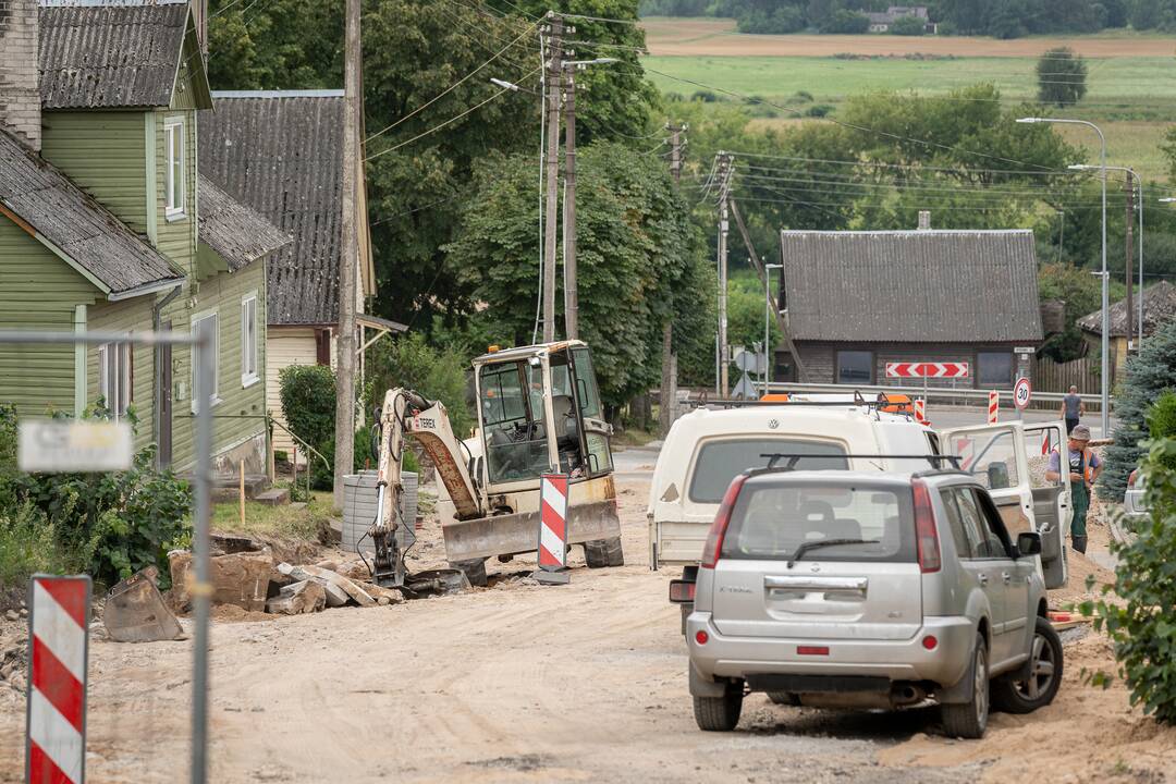 Panaudojimas: dalis istorinio grindinio bus eksponuojama šaligatviuose.