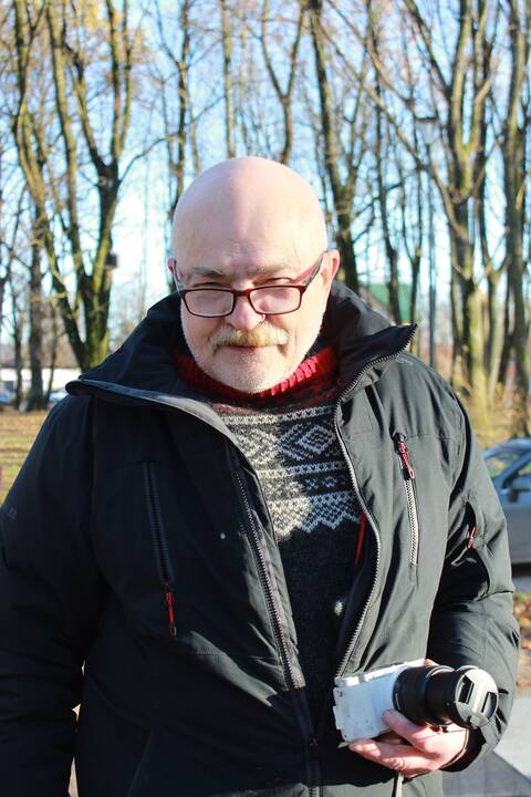 Gluosnių gatvėje ant daugiabučio sienos nupieštas grafitis kai kuriems klaipėdiečiams sukėlė pasipiktinimą – esą taip niekinama valstybės simbolika.
