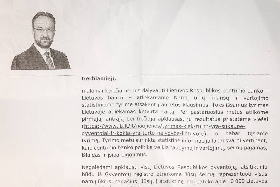Įtarimai: LB inicijuota apklausa kaunietei sukėlė dviprasmiškų minčių.
