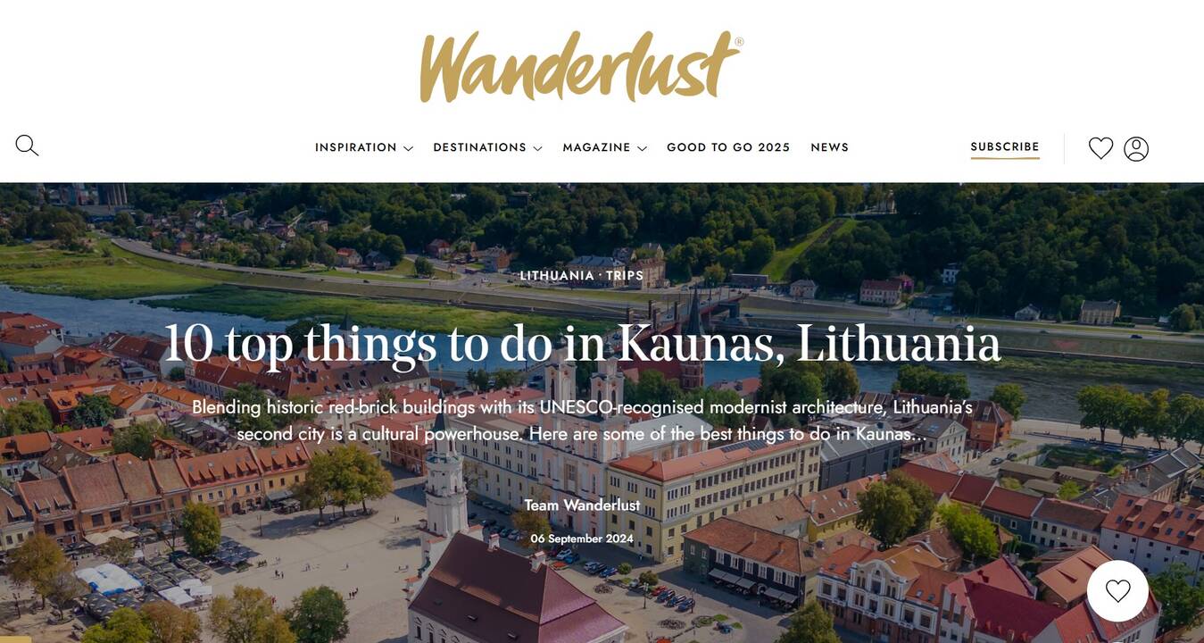 Tradicinis: Belfasto oro uoste galima išvysti Kauno plakatą.