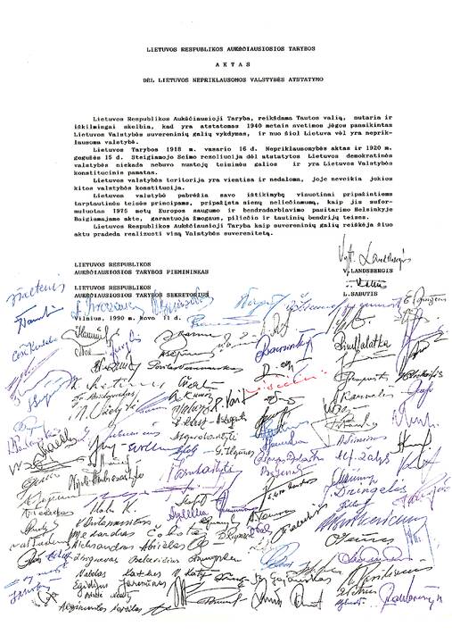 Atsakomybė: 1990 m. Kovo 11-ąją nerimą, ar tikrai visi balsuos už nepriklausomą valstybę, ar nebus išdavysčių, keitė didžiulis džiaugsmas. 