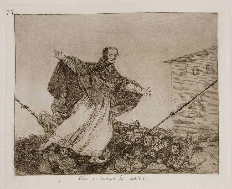 Franciscas Goya. Iš ciklo „Karo baisumai“.