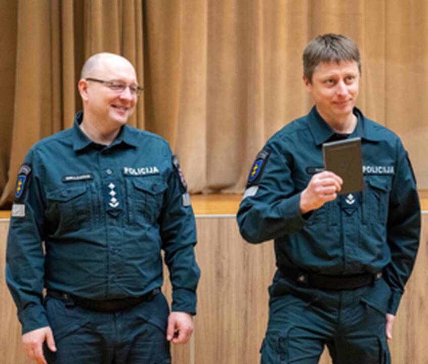 Profesija: kiokušin karatė asas V. Rudelis atsakingas už būsimų policijos pareigūnų fizinį ir taktinį parengimą.