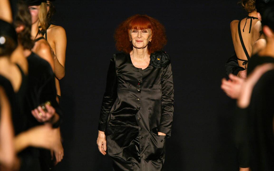 Mirė legendinė prancūzų dizainerė – mezginių karalienė S. Rykiel