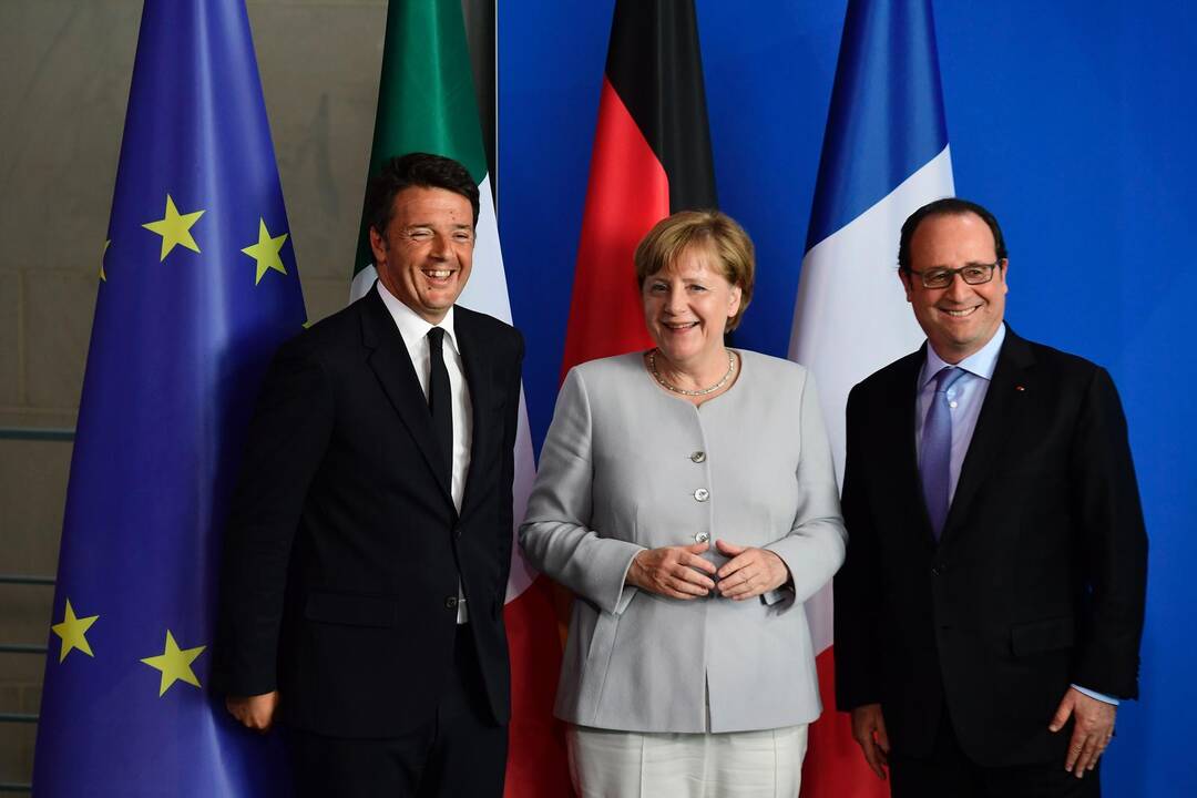 Italijoje ES lyderiai aptaria Bendrijos ateitį ir IS grėsmes