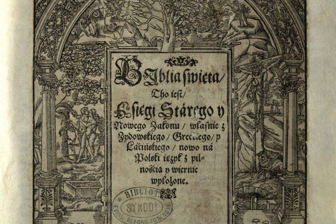 Ar žinojai, kur buvo išspausdinta pirmoji Biblija lenkų kalba?