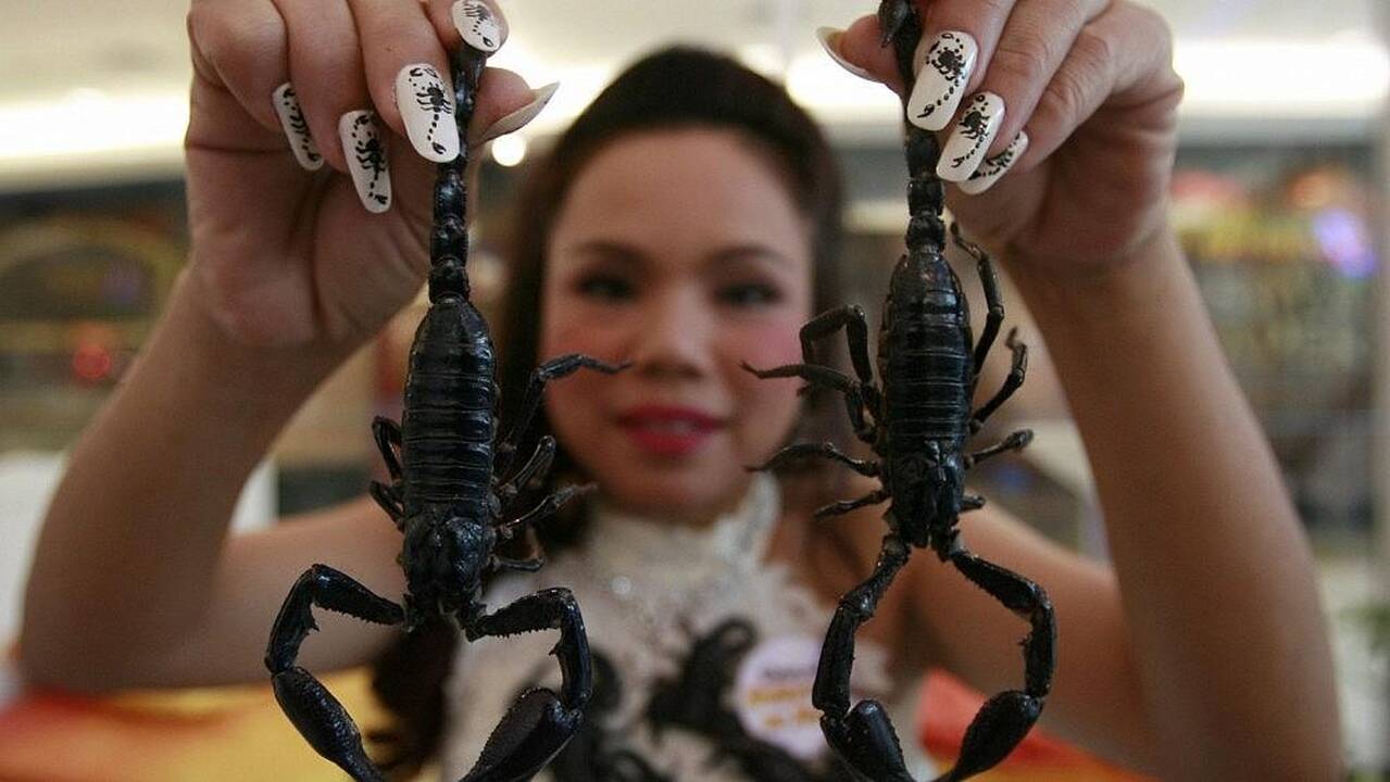Nauja mada: Meksikoje manikiūras puošiamas skorpionais