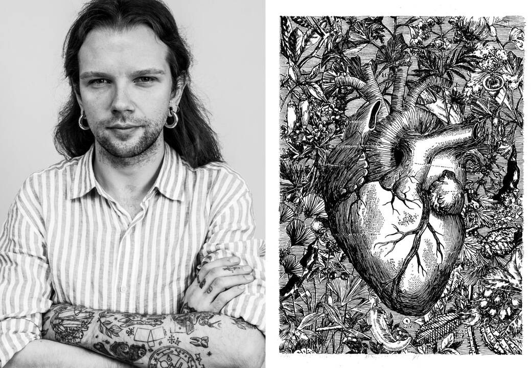 Įtaka: senųjų grafikų iliustracijų pakerėtas L. Šalčius didžiausiu įkvėpimo šaltiniu vadina antikvarines knygas.