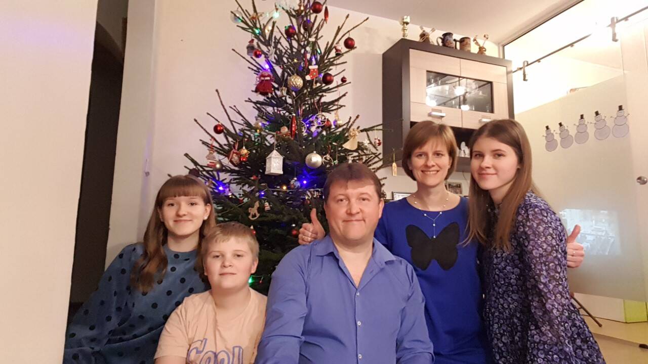 Vaida, Robertas, Gabrielė, Brigita, Laurynas Beinariai