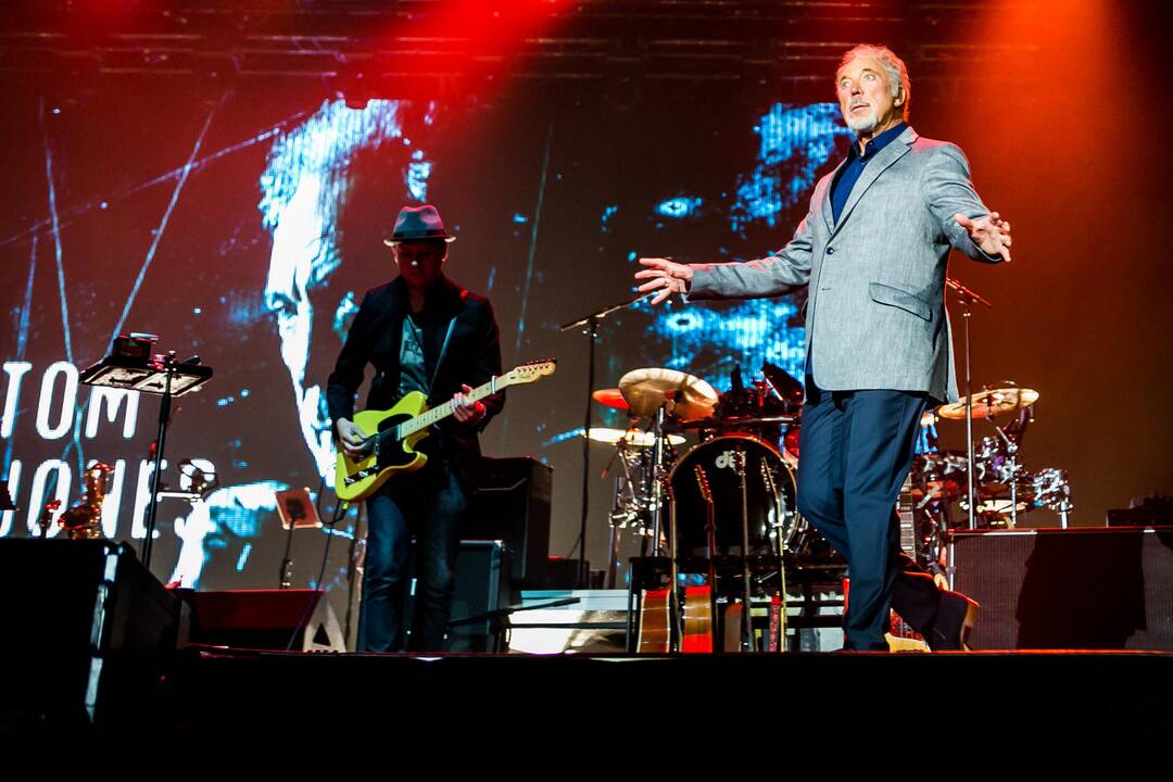 Tom Jones koncertas Kauno „Žalgirio“ arenoje