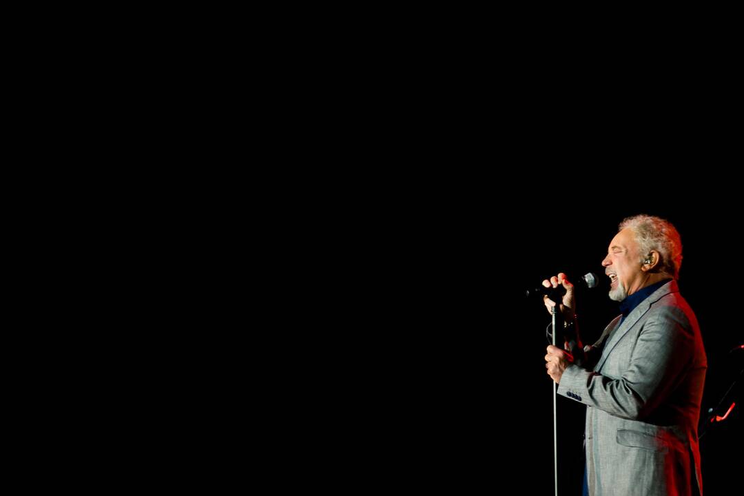 Tom Jones koncertas Kauno „Žalgirio“ arenoje