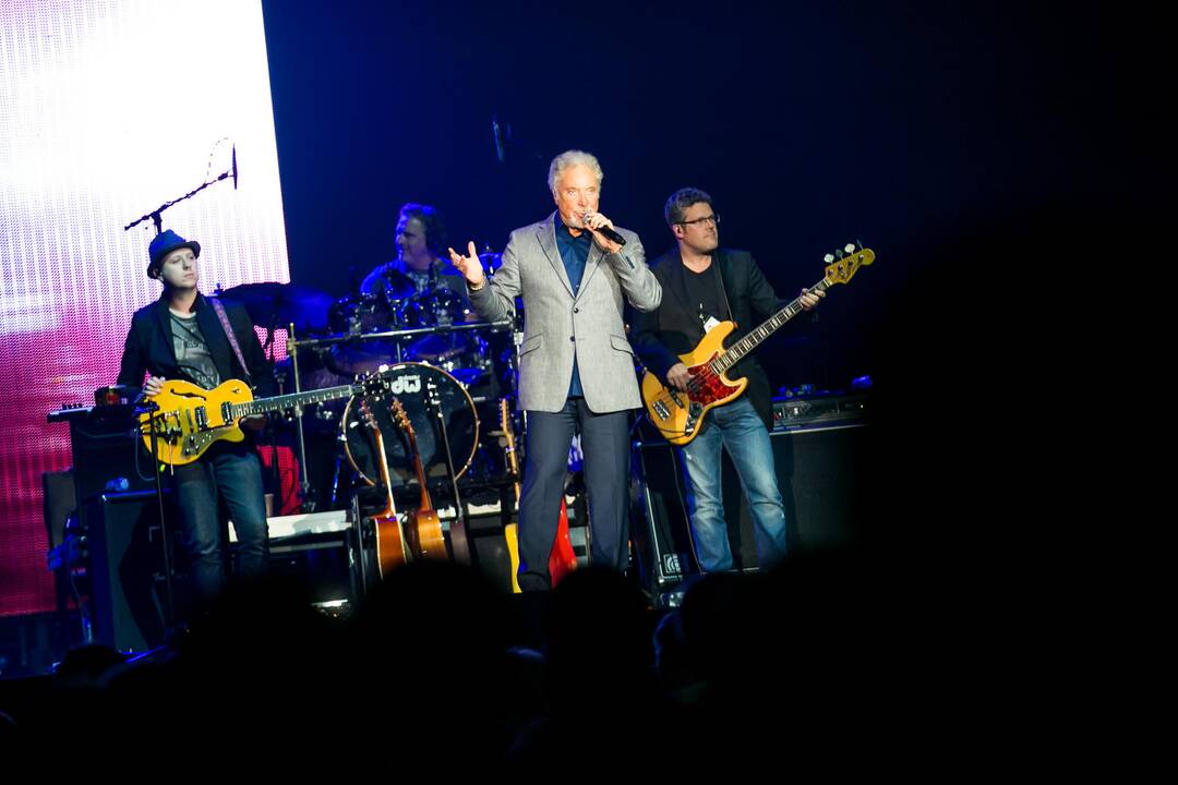 Tom Jones koncertas Kauno „Žalgirio“ arenoje