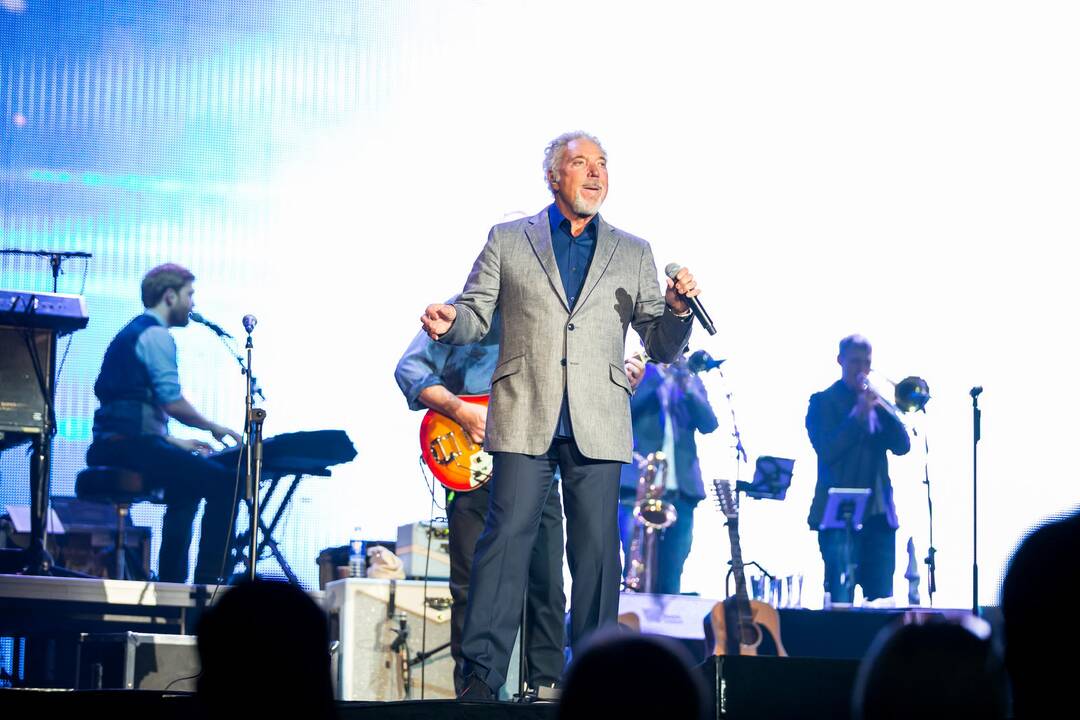 Tom Jones koncertas Kauno „Žalgirio“ arenoje