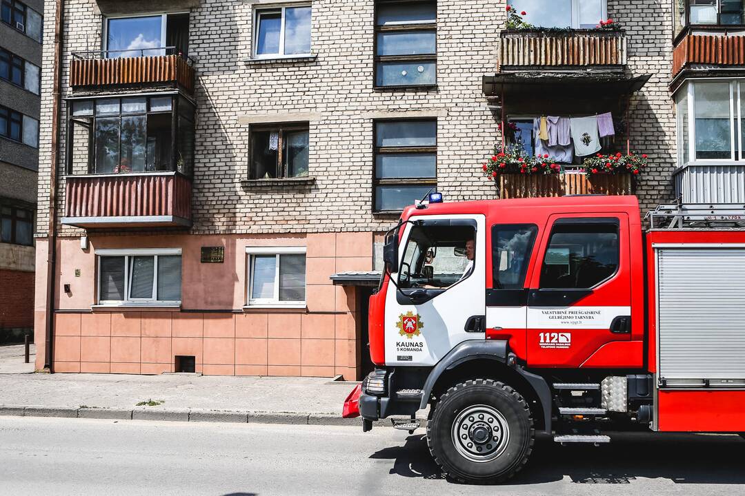 Vilijampolėje bute kilo gaisras