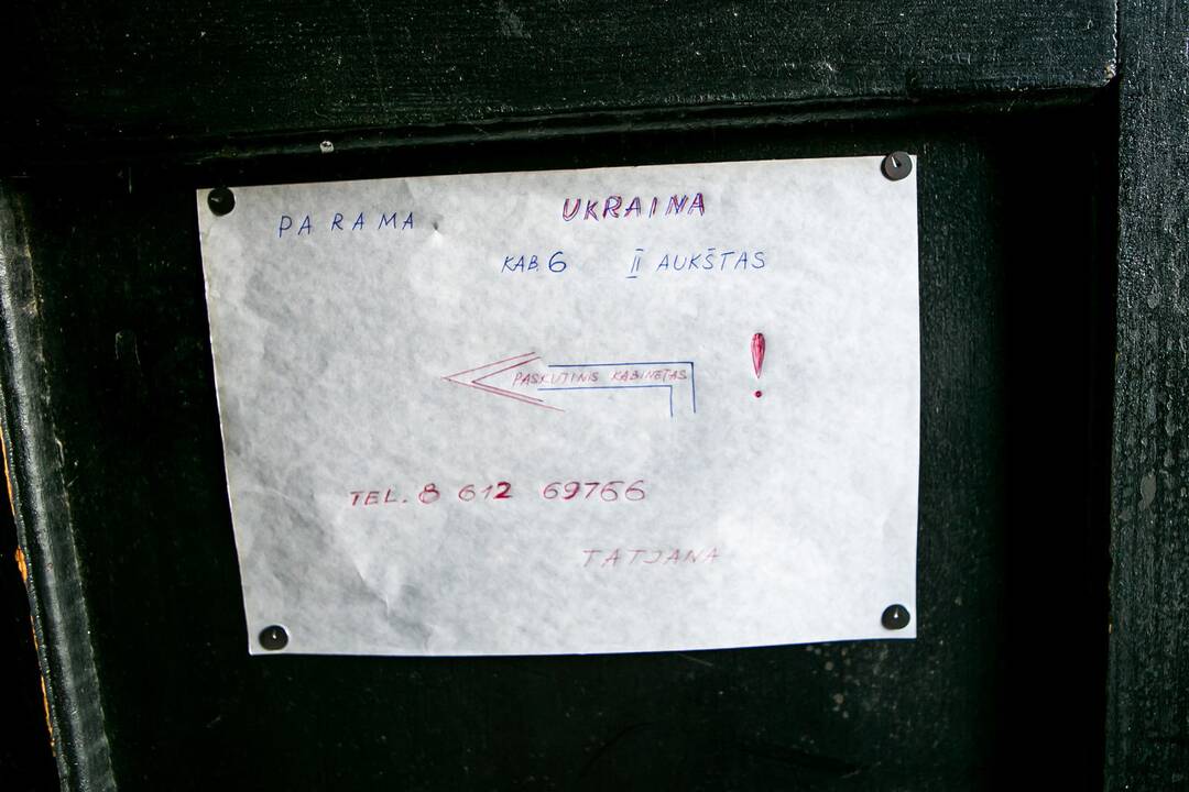 Kauniečiai gausiai dalijo paramą Ukrainai