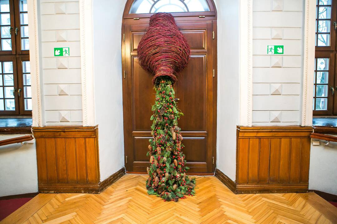 Floristikos darbų paroda Kauno rotušėje