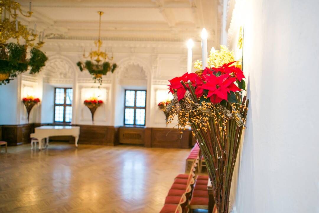 Floristikos darbų paroda Kauno rotušėje