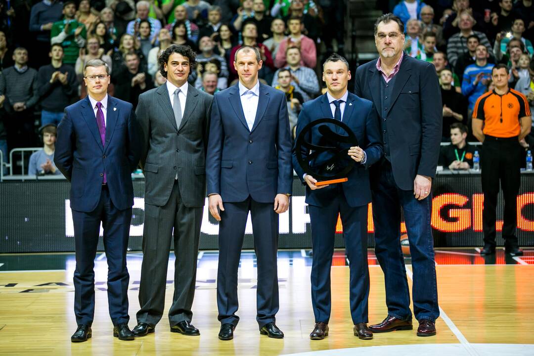 Š. Jasikevičius paskelbtas Eurolygos legenda