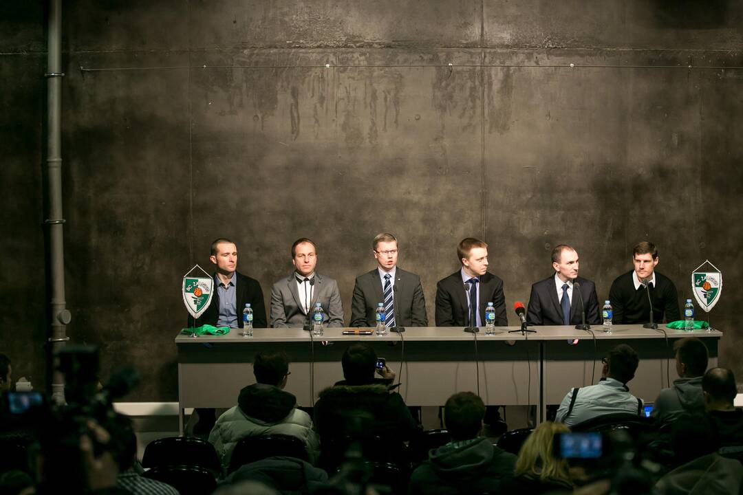 Kauno "Žalgirio" futbolo klubo spaudos konferencija