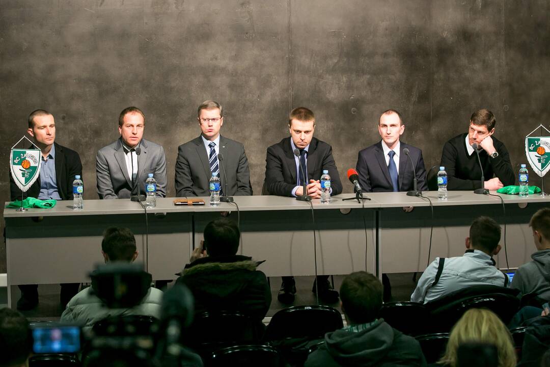 Kauno "Žalgirio" futbolo klubo spaudos konferencija