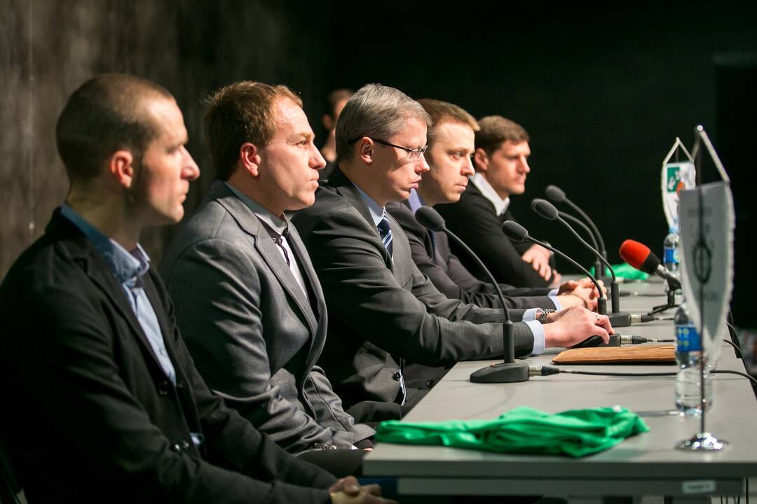 Kauno "Žalgirio" futbolo klubo spaudos konferencija