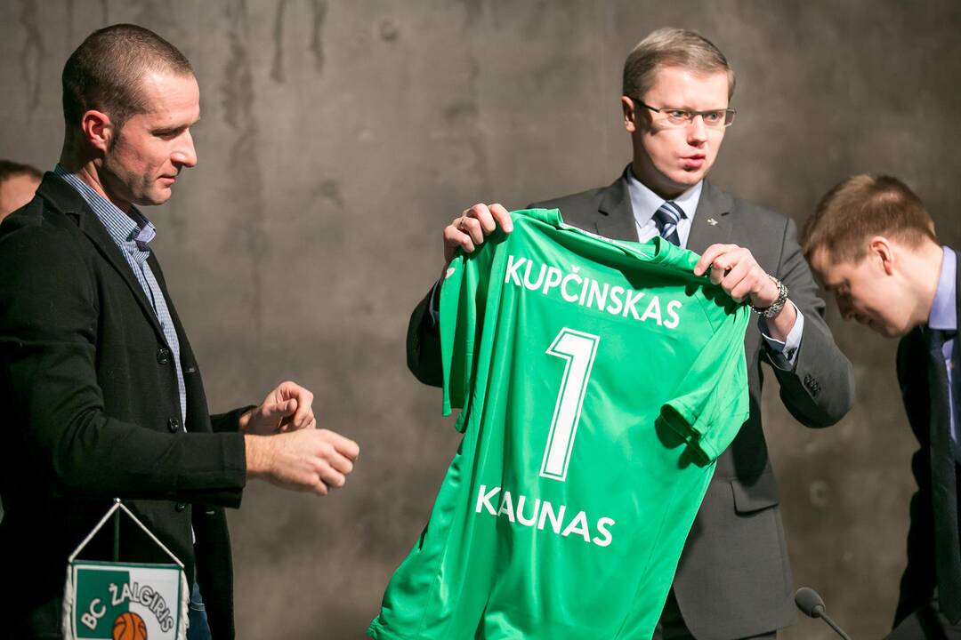 Kauno "Žalgirio" futbolo klubo spaudos konferencija