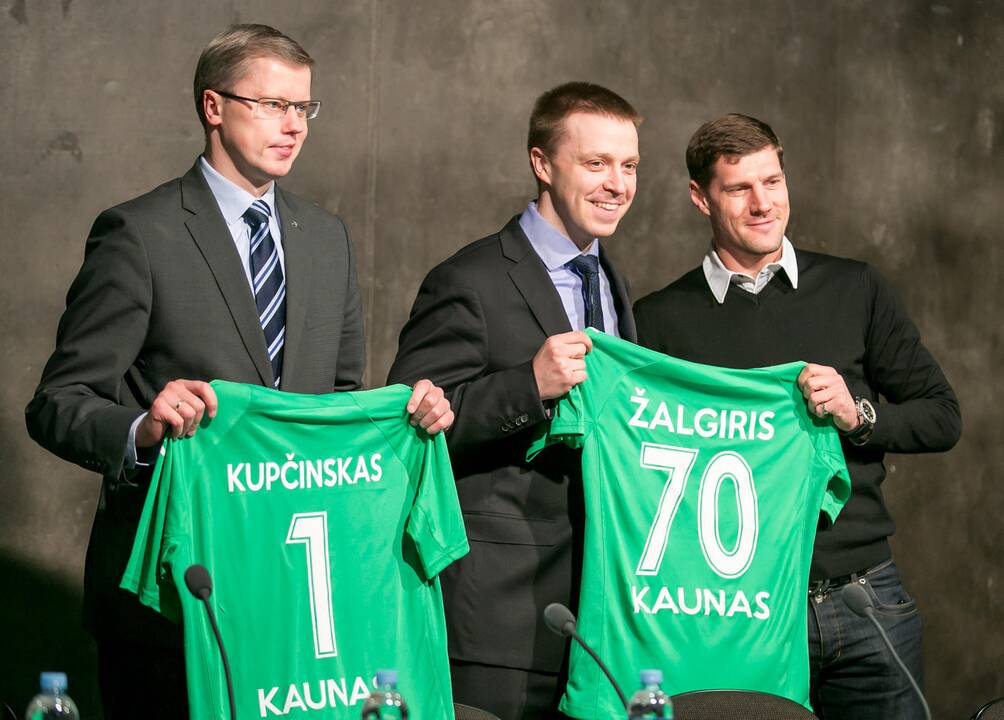 Kauno "Žalgirio" futbolo klubo spaudos konferencija