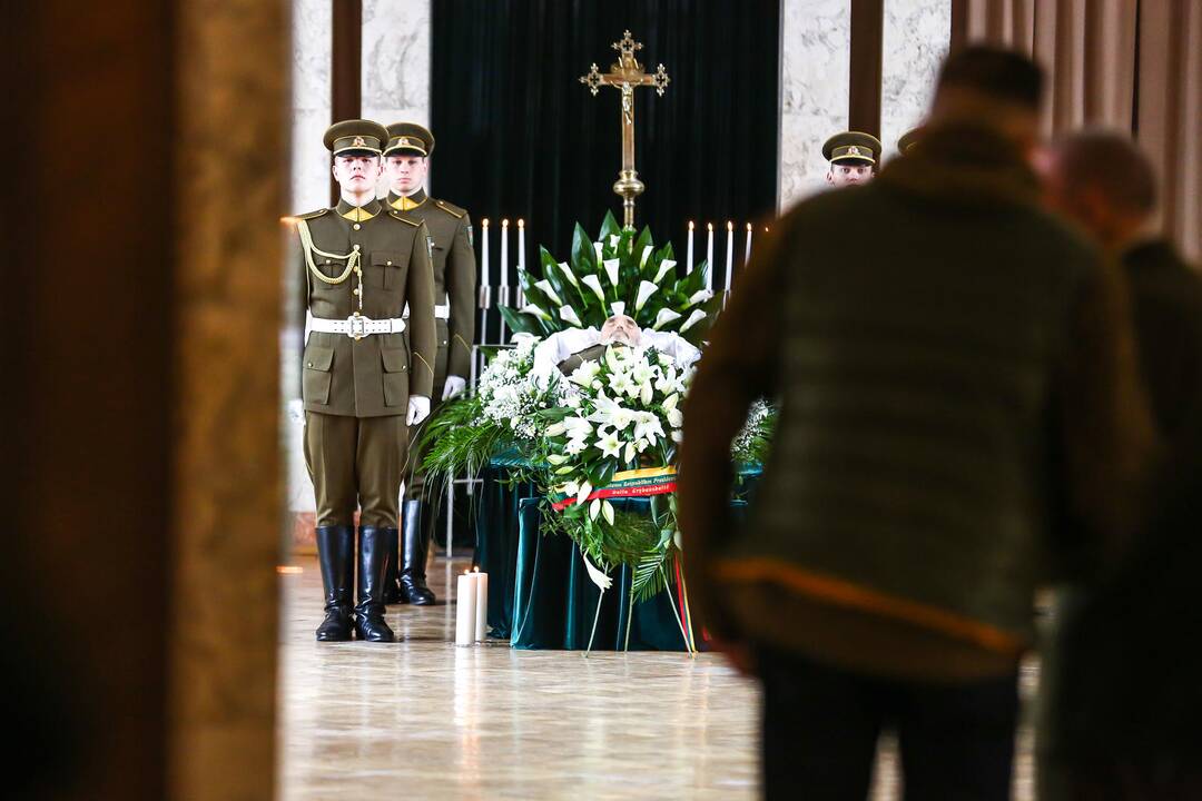 Atsisveikinimas su A. Patacku Kauno karininkų ramovėje