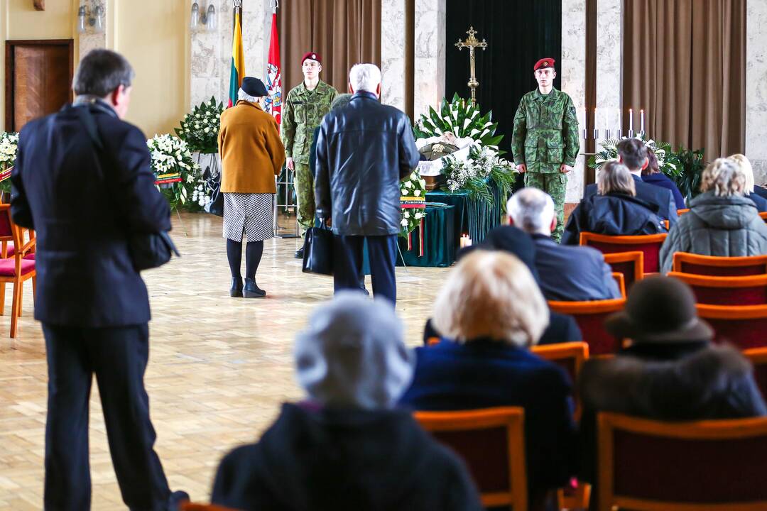 Atsisveikinimas su A. Patacku Kauno karininkų ramovėje
