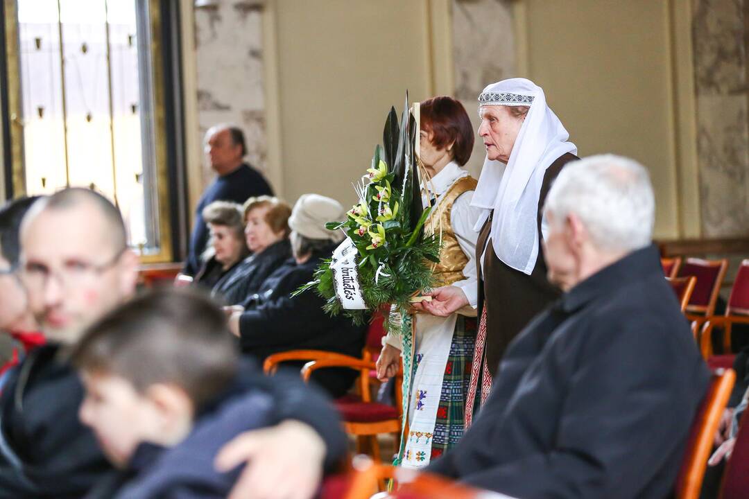 Atsisveikinimas su A. Patacku Kauno karininkų ramovėje