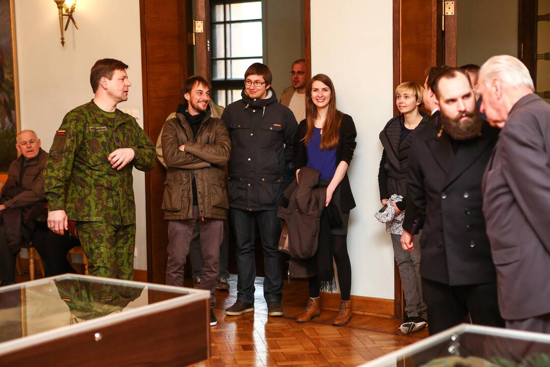Kauno įgulos karininkų ramovėje atidaryta ekspozicija