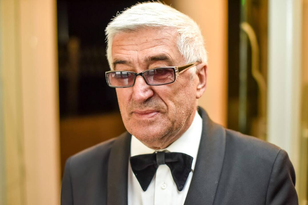 Atsisveikinimas su L. Zelčiumi Nacionaliniame Kauno dramos teatre
