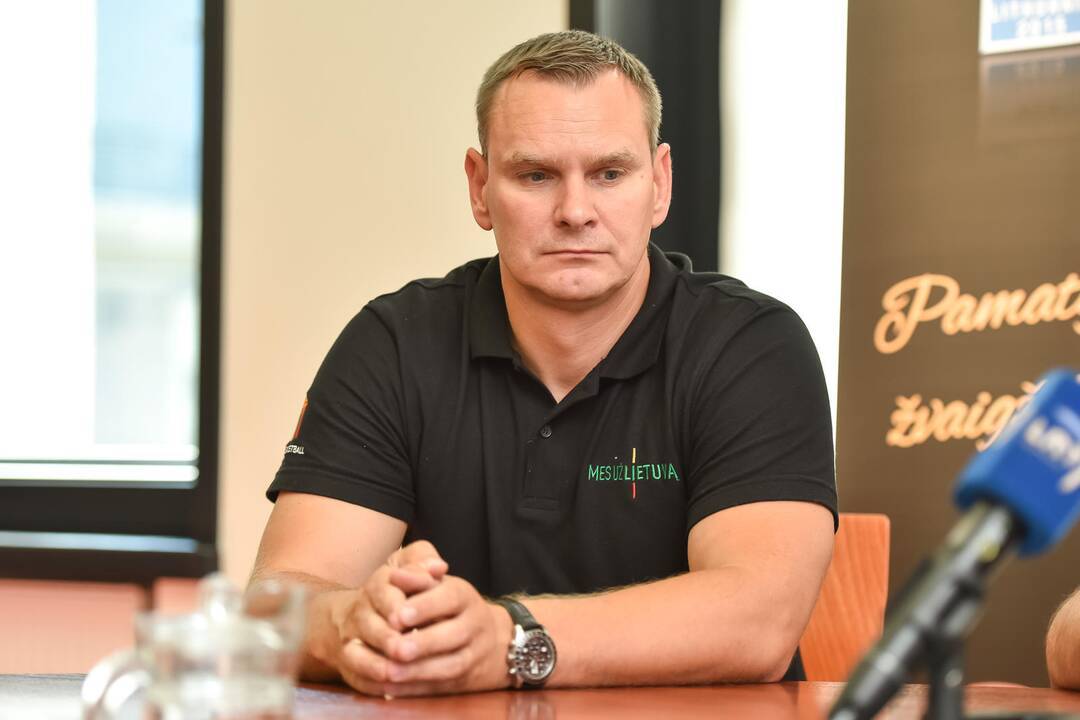 Europos jaunučių U16 čempionato spaudos konferencija