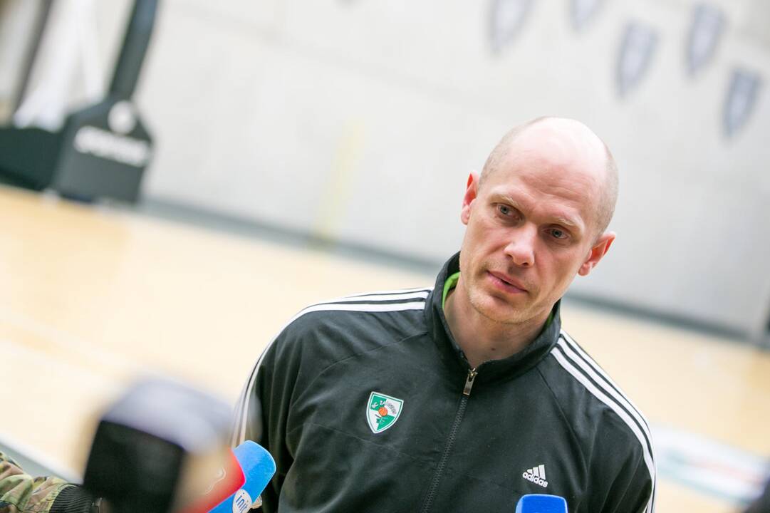„Žalgirio“ spaudos konferencija prieš išvyką į Belgradą