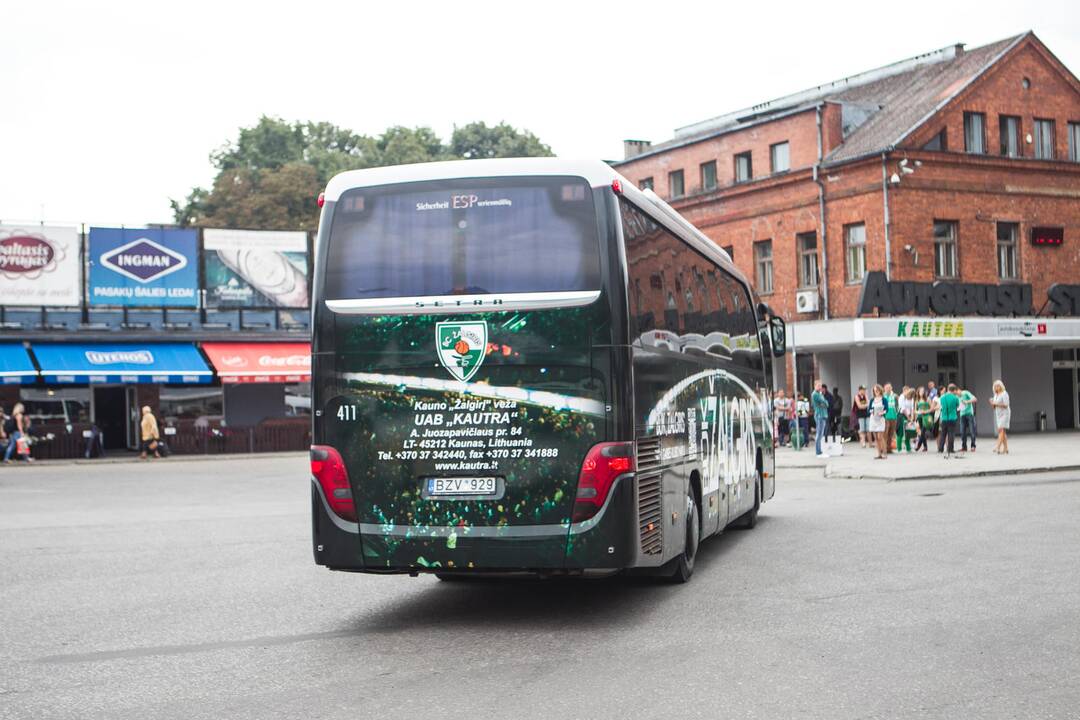 Kelionė "Žalgirio" autobusu