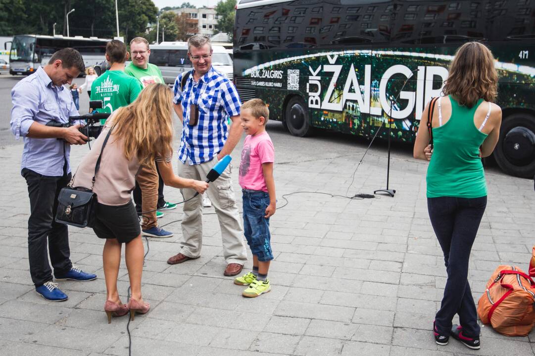 Kelionė "Žalgirio" autobusu