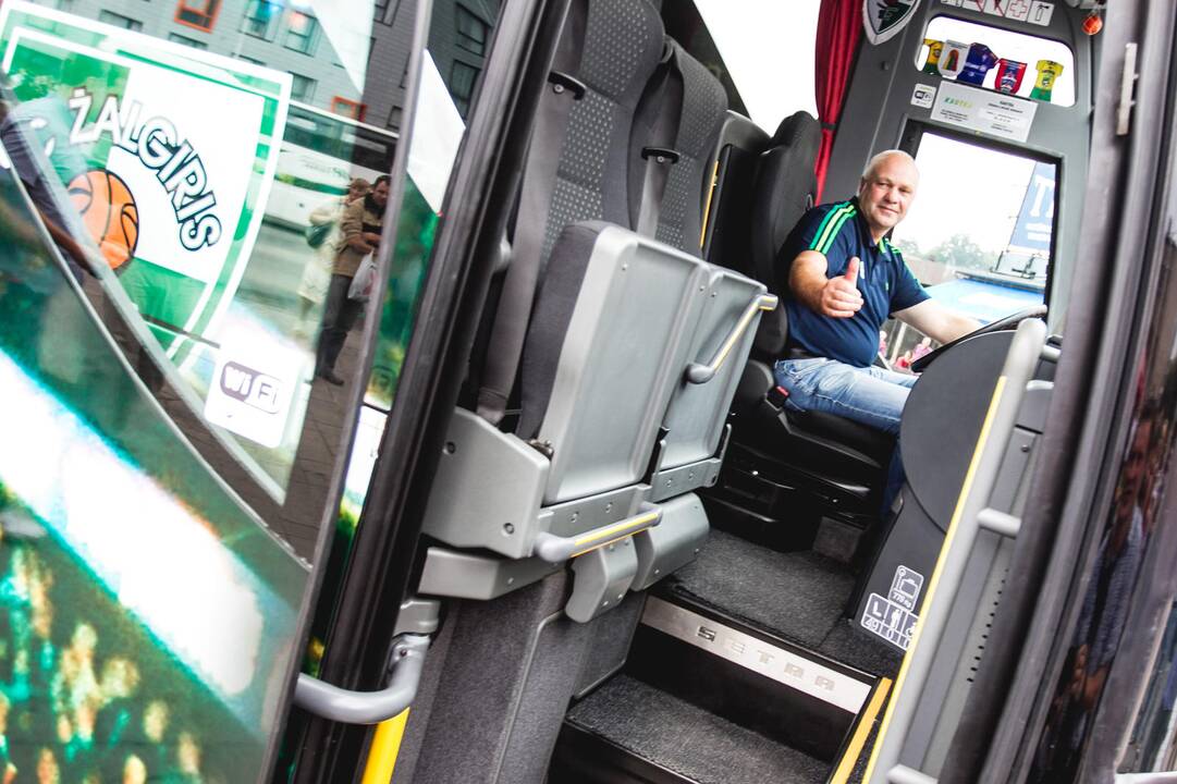 Kelionė "Žalgirio" autobusu