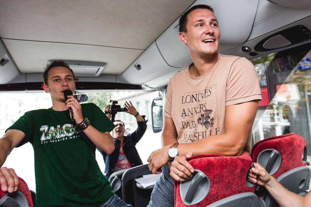 Kelionė "Žalgirio" autobusu