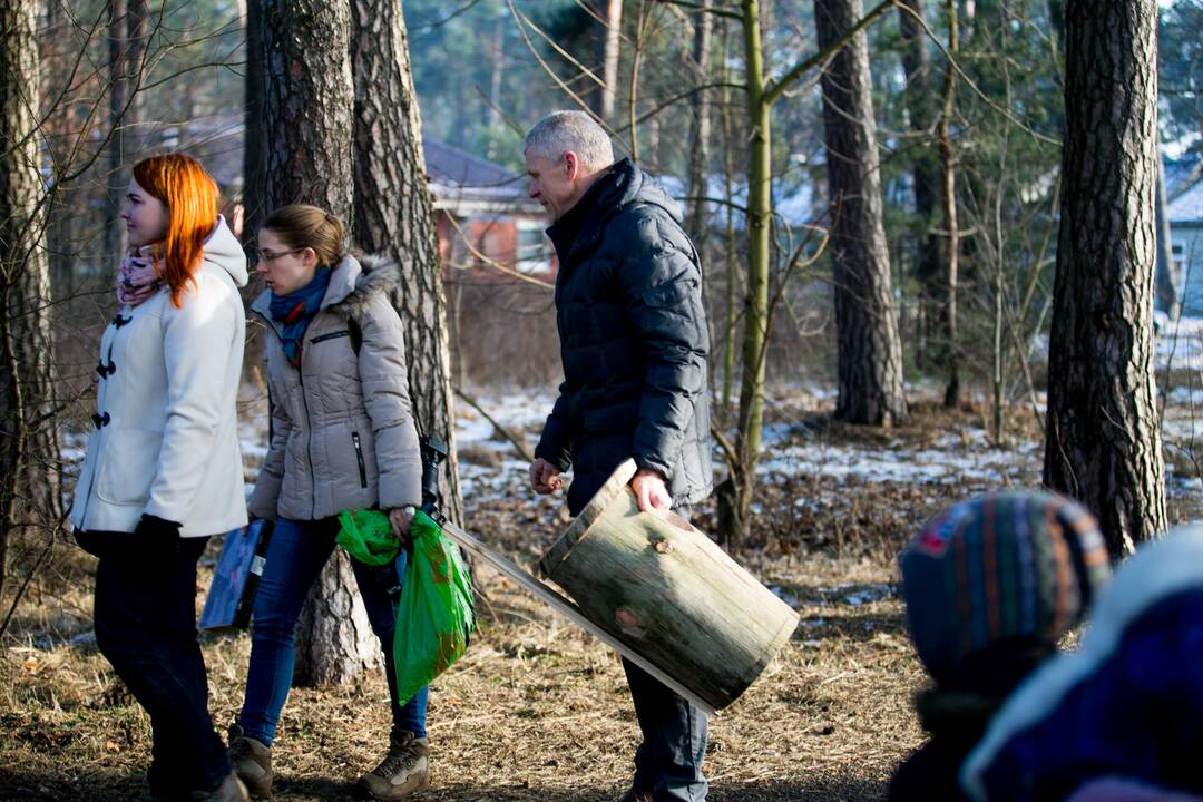 Inkilų kėlimo akcija „Pelėdžiukas 2014”