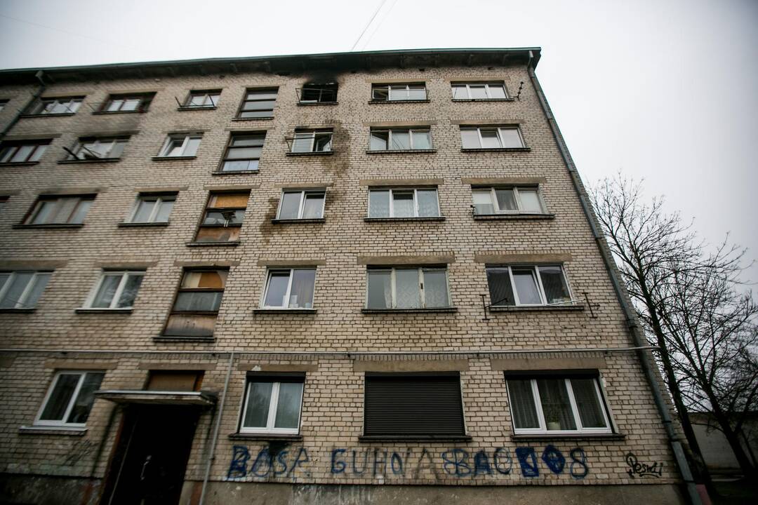 Kauno daugiabutyje per gaisrą žuvo 60-metis vyras