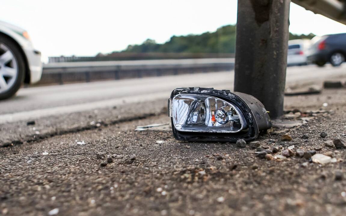 Avarija autostradoje sutrikdė eismą