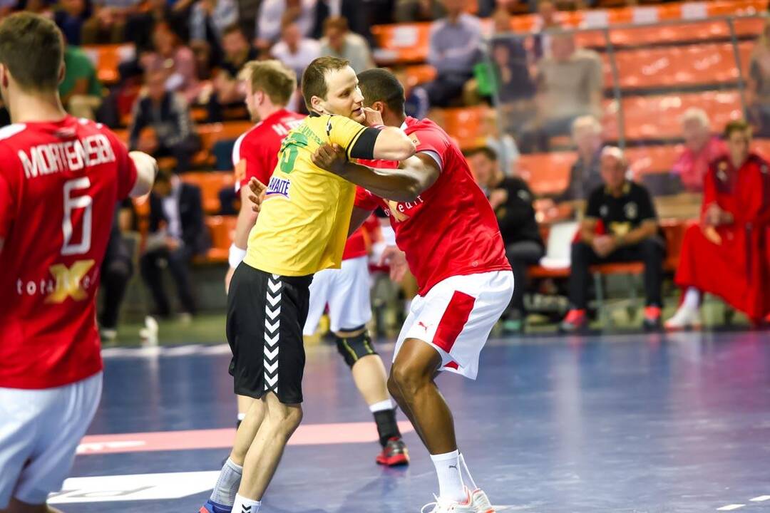 Europos vyrų rankinio čempionato atranka: Lietuva – Danija