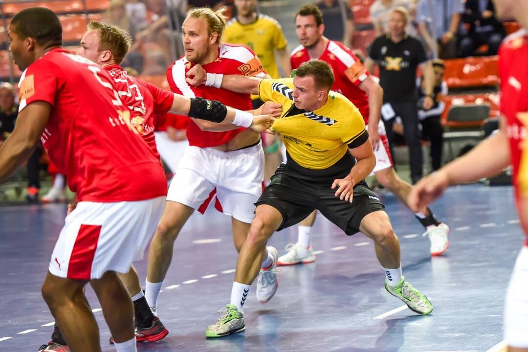 Europos vyrų rankinio čempionato atranka: Lietuva – Danija